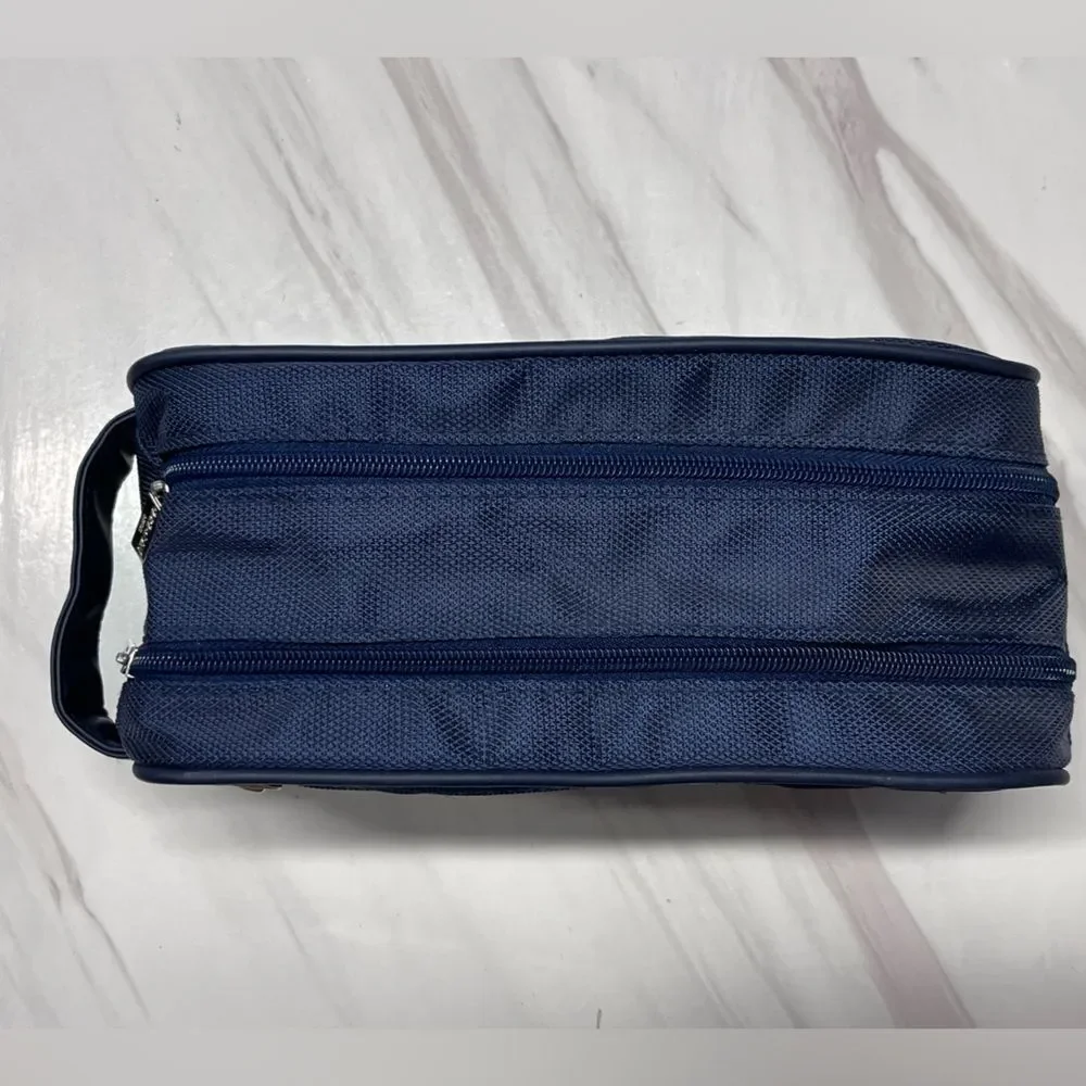NWOT Giorgio‎ Armani | Navy Blue Small Cosmetics Bag